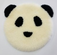 ムートン パンダクッション（毛丈2.8ｃｍ）