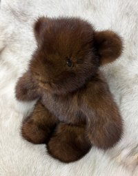 「ミンク「くま」のぬいぐるみ
