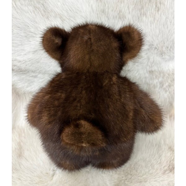 画像4: 「ミンク「くま」のぬいぐるみ (4)